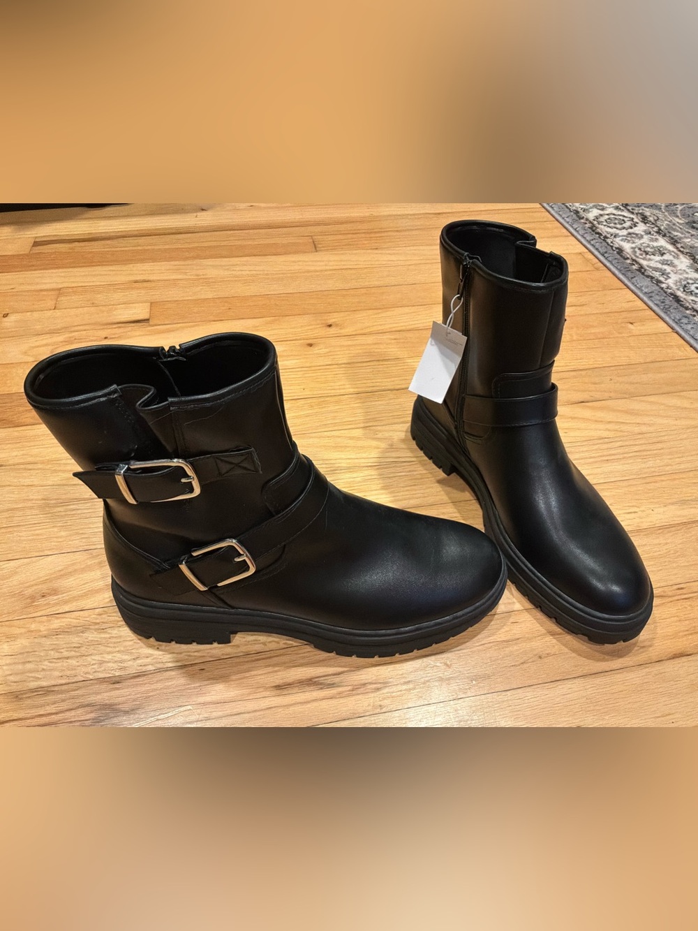 Gap Women's Black Buckle Ankle Boots